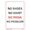 Signmission 12 in Height, Aluminum, 12" x 18", A-1218-22657 A-1218-22657 - alternate 1